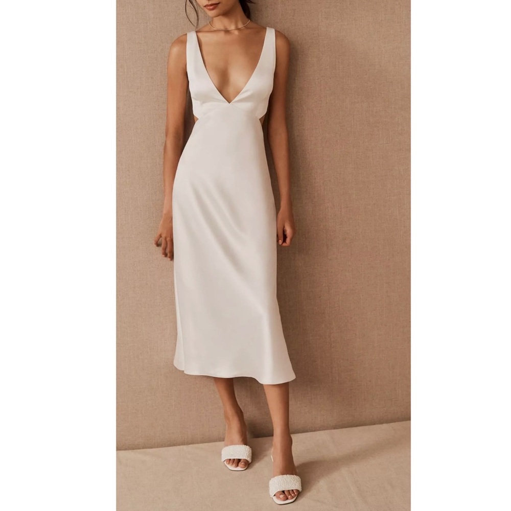 NWT! Sachin & Babi Sierra Satin Midi Dress